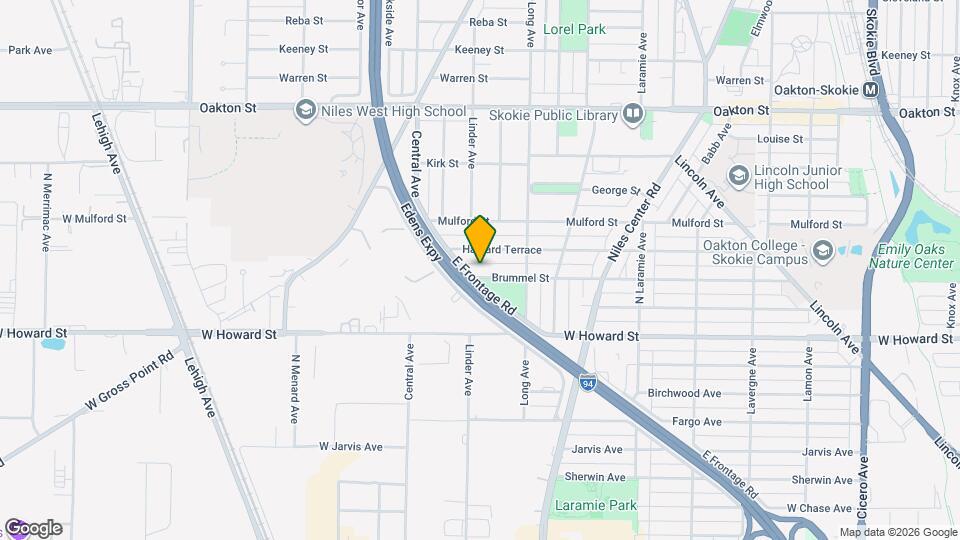 5452 Brummel St Map and Location Details