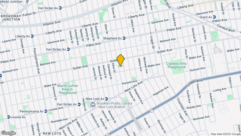 611 Linwood St Map and Location Details