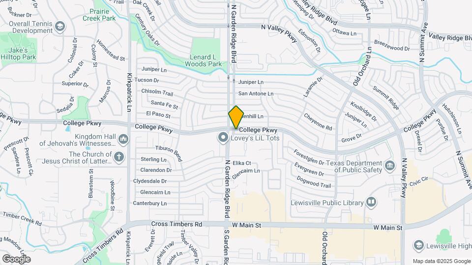 1592 College Pkwy Map and Location Details