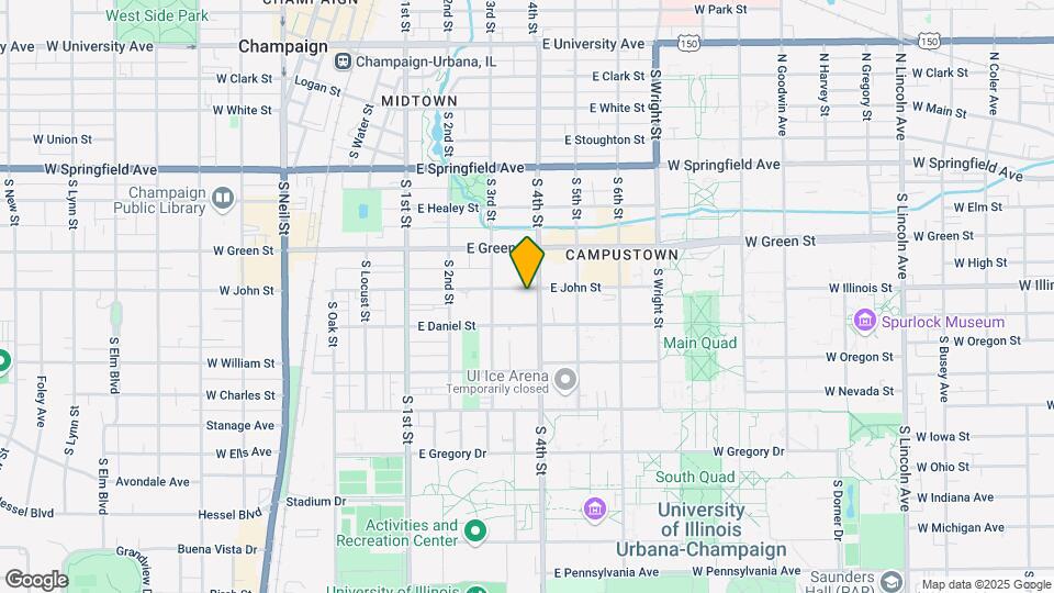 311 E John St Mapa y Detalles de la Ubicación