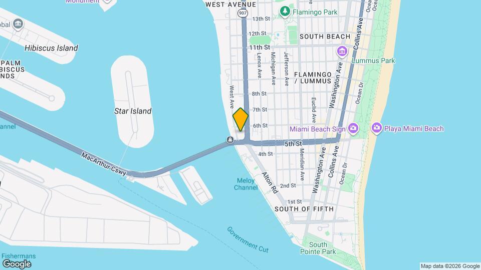 501 West Ave, Unit 3604 Map and Location Details