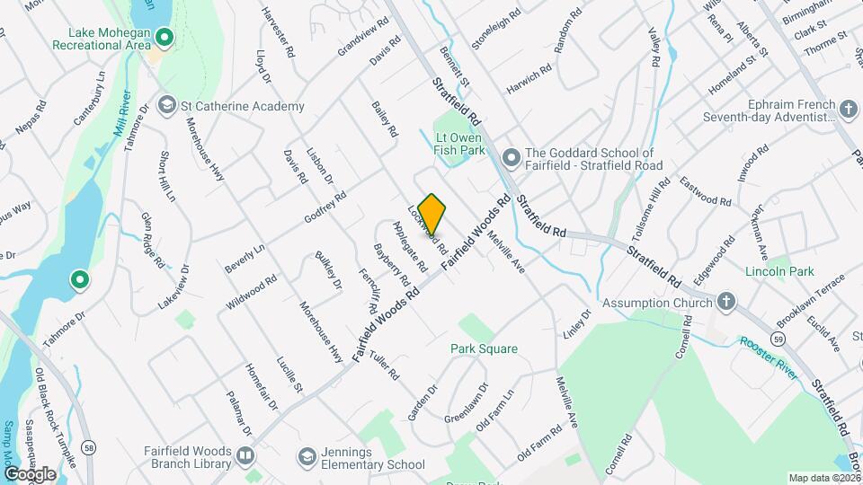 63 Lockwood Rd Map and Location Details