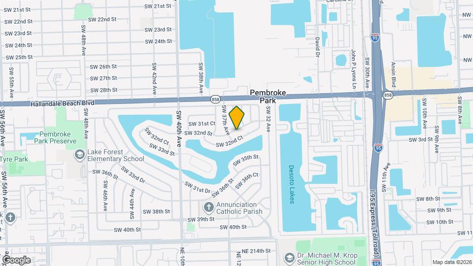 3600 SW 32nd St Mapa y Detalles de la Ubicación