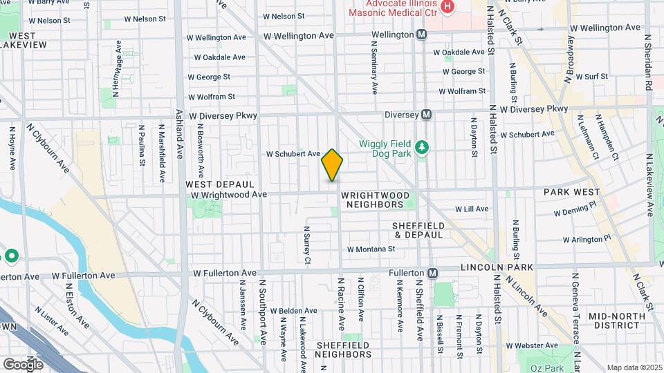 2602 N Racine Ave, Unit 2604-2 Map and Location Details