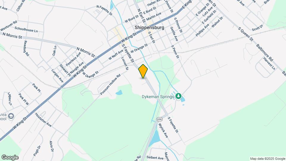 Shippensburg Commons Apartments Map and Location Details