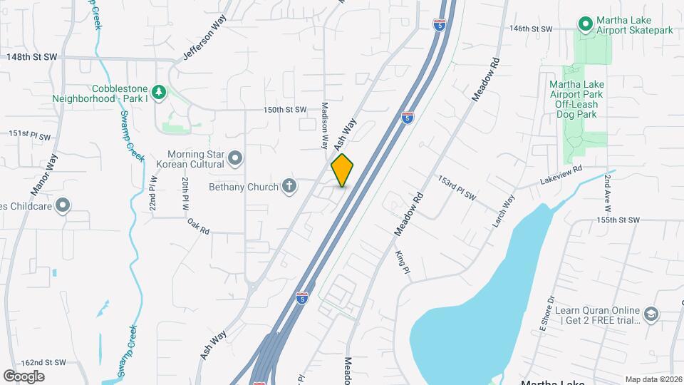 15310 14th Ave W Mapa y Detalles de la Ubicación