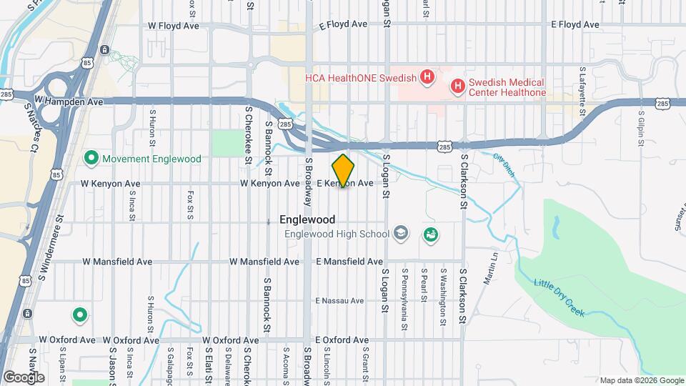 3711 S Sherman St Mapa y Detalles de la Ubicación