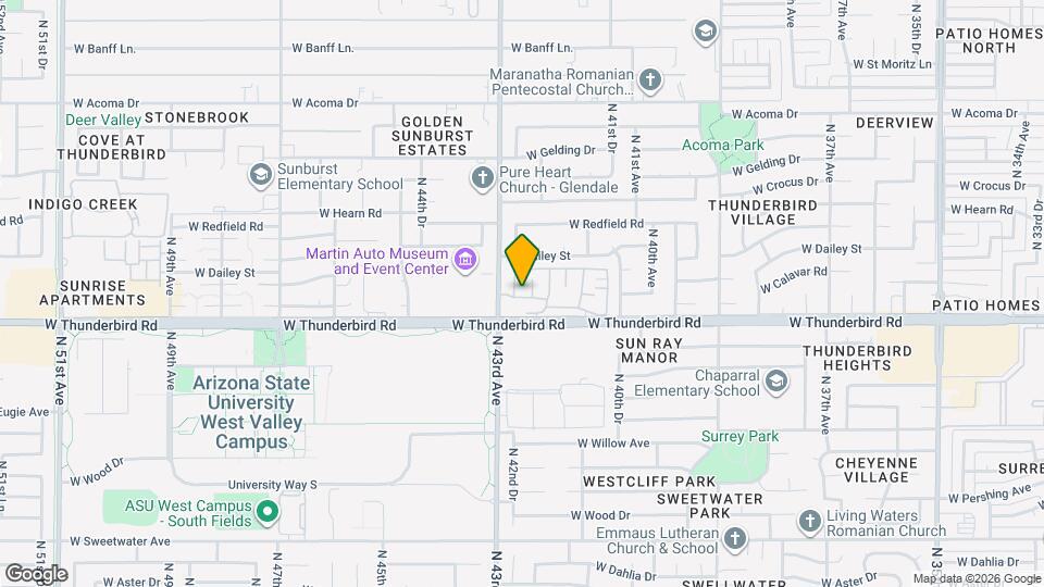 4224 W Calavar Rd Map and Location Details