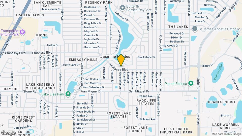 7605 Embassy Blvd Map and Location Details