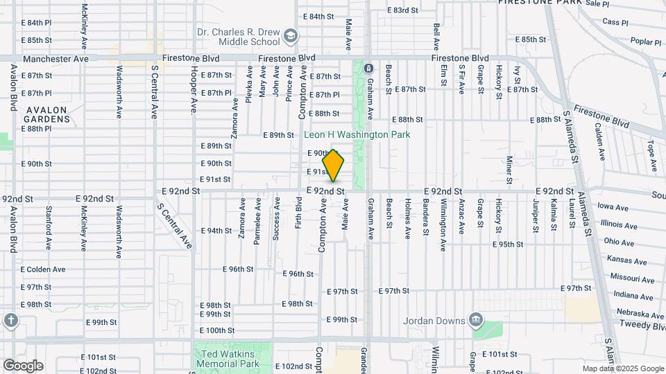 1613 E. 92nd st., Unit 1613 E. 92nd Map and Location Details