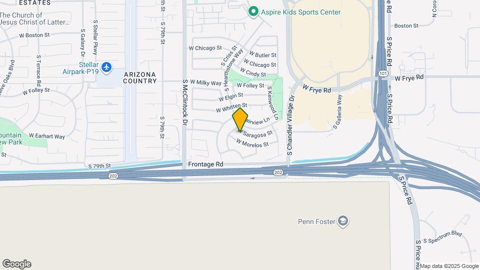 3653 W Saragosa St Map and Location Details