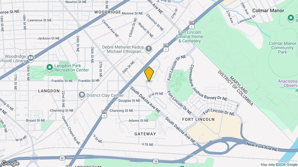 3114 Banneker Dr NE Map and Location Details