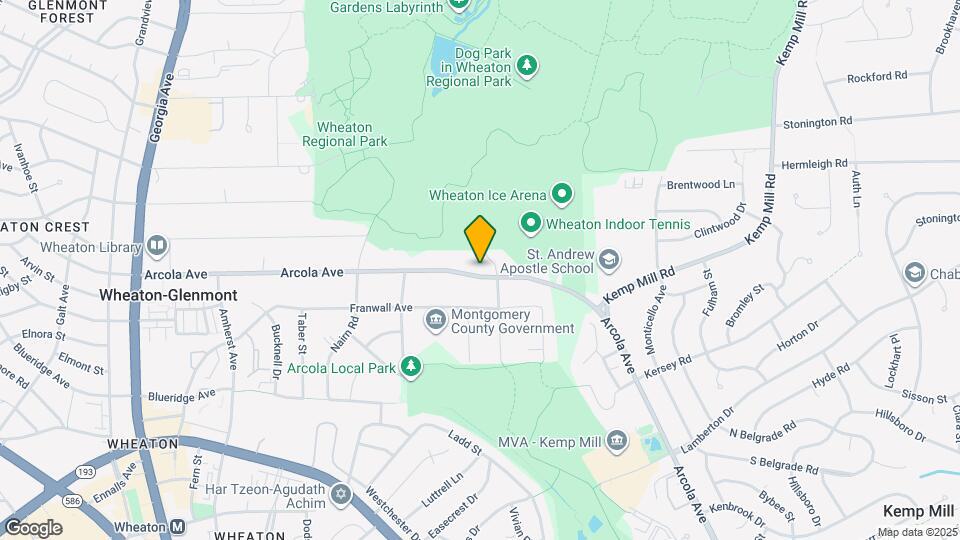 1805 Arcola Ave Map and Location Details