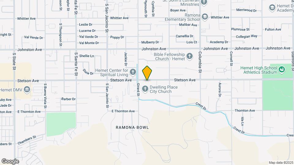 40565 Stetson Ave, Unit A Map and Location Details
