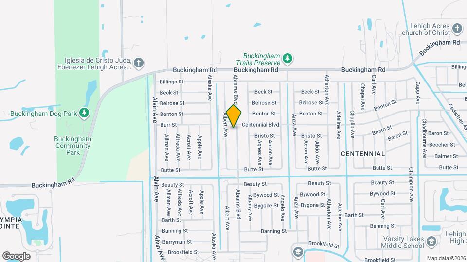 1047 Abrams Blvd Mapa y Detalles de la Ubicación