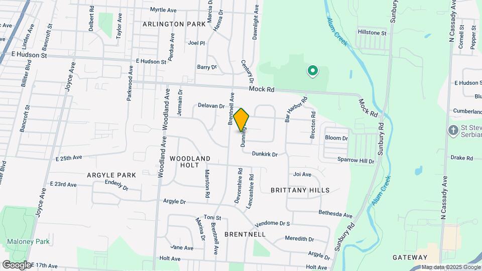 1921 Dunning Rd Map and Location Details