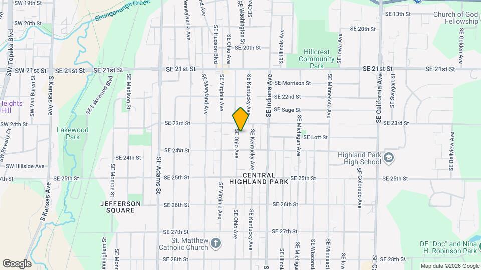 2316 SE Ohio Ave Mapa y Detalles de la Ubicación