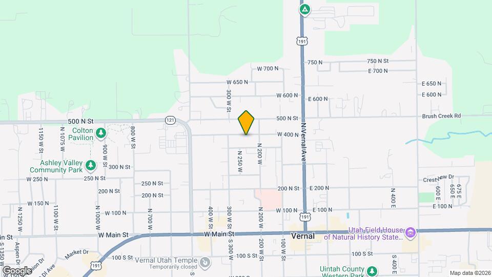 251 W 400 N Map and Location Details