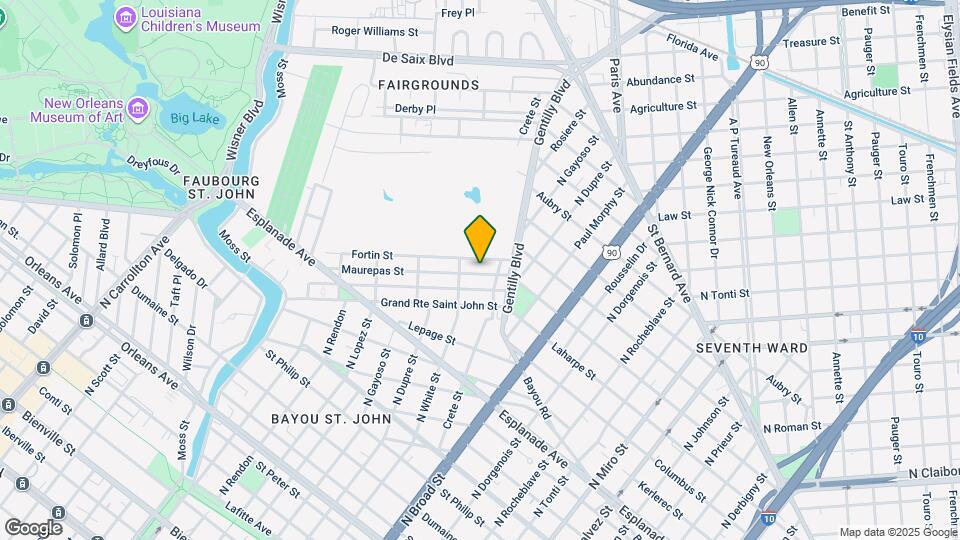2853 Maurepas St Map and Location Details