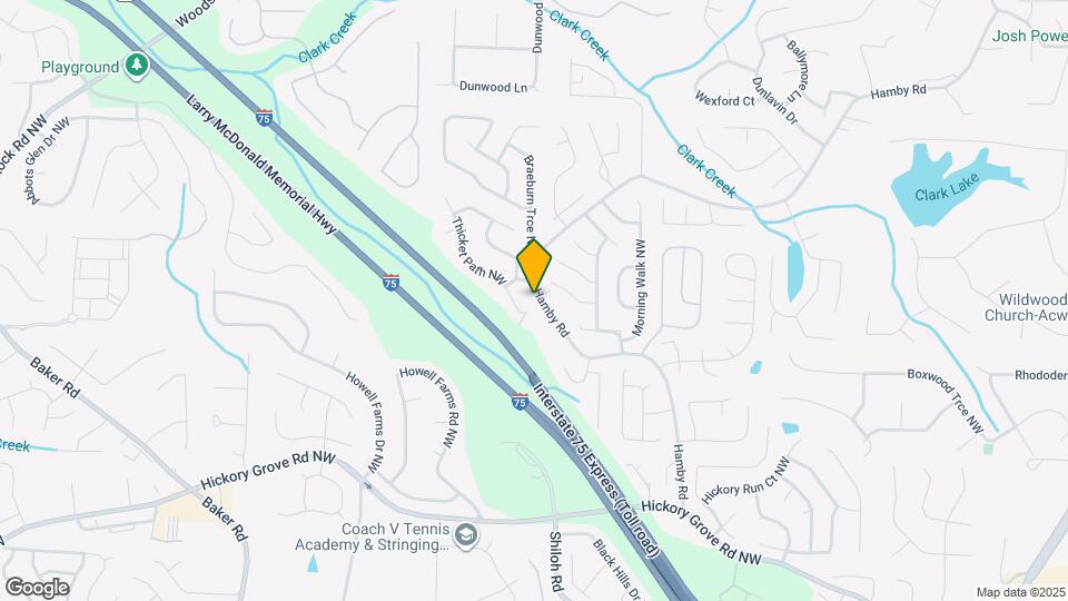 4804 Thicket Path NW Map and Location Details