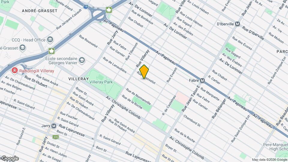 7529 De Lanaudière Rue Map and Location Details