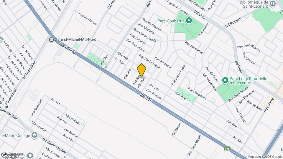 4171 40E Rue Map and Location Details