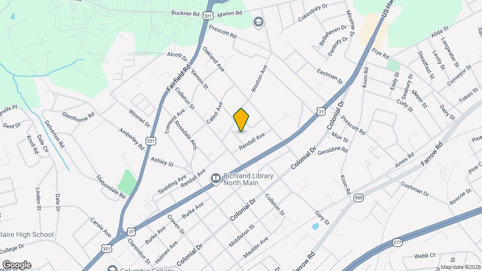 1107 Rumar St Map and Location Details