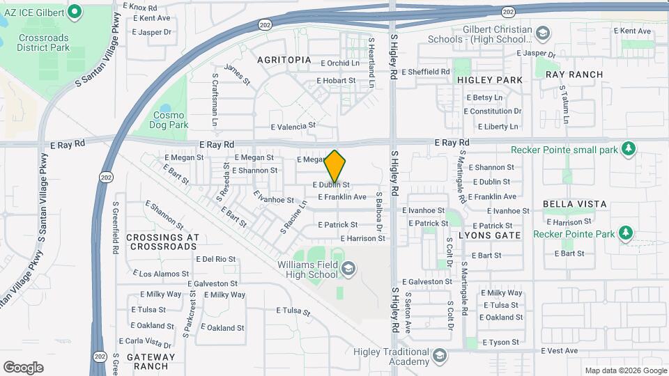 3035 E Dublin St Mapa y Detalles de la Ubicación