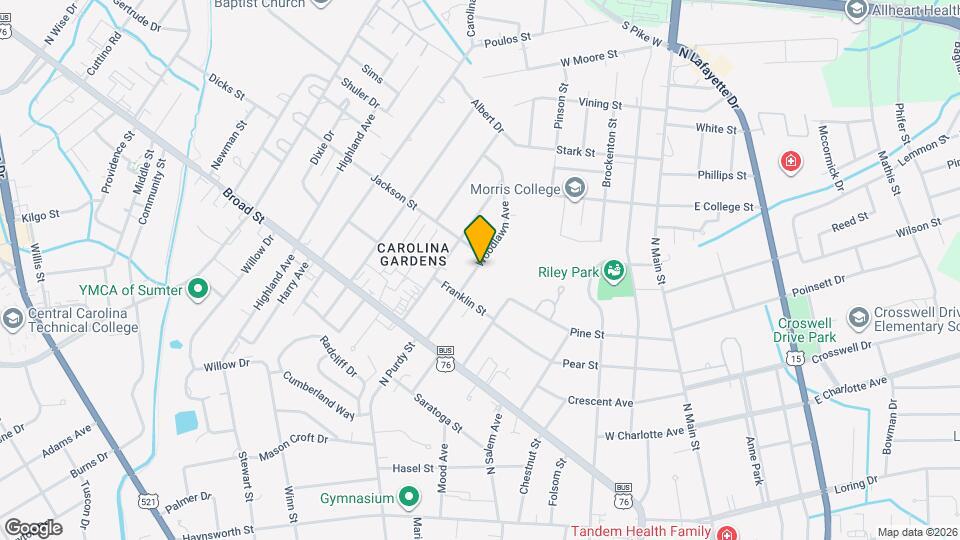 113 Woodlawn Ave Map and Location Details