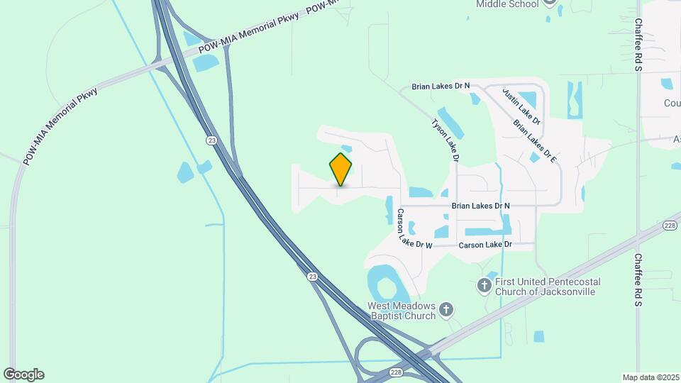 11794 Parker Lakes Drive Map and Location Details