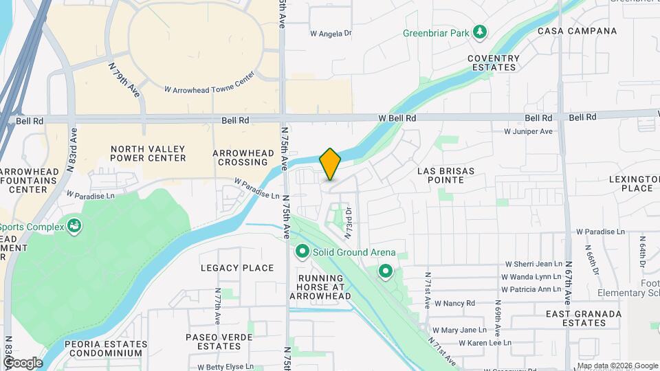 7358 W Phelps Rd Map and Location Details