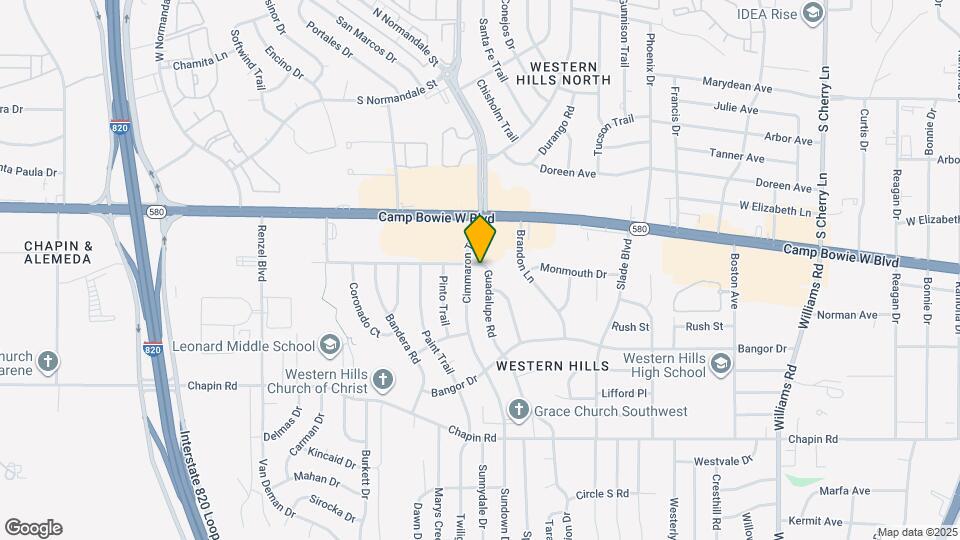 3454 Guadalupe Rd Map and Location Details