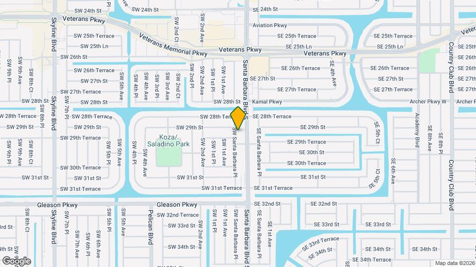 2909 SW Santa Barbara Pl Map and Location Details