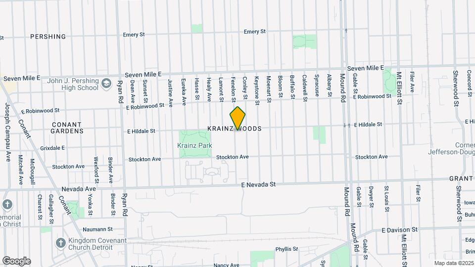 18500 Fenelon St Mapa y Detalles de la Ubicación
