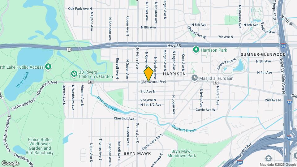 2021 Glenwood Ave N Map and Location Details