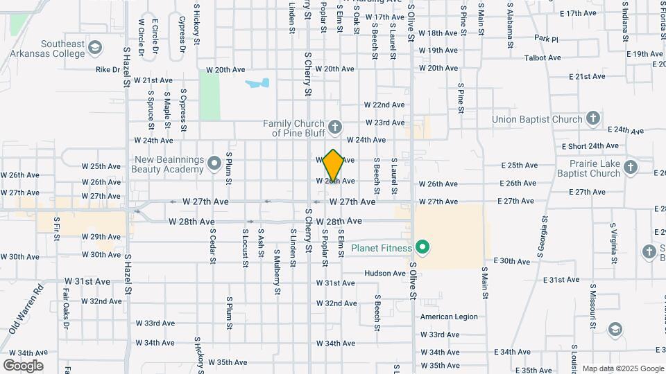 2600 S Elm St Mapa y Detalles de la Ubicación