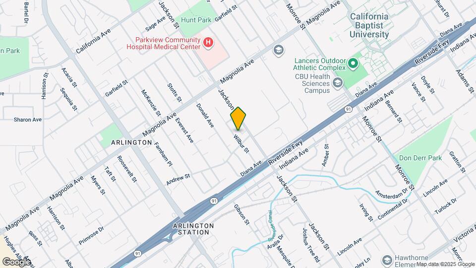 3629 Wilbur St Map and Location Details