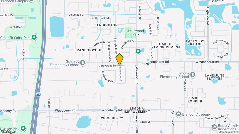 1901 Derbywood Dr Mapa y Detalles de la Ubicación