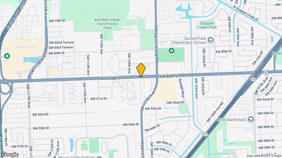 10786 N Kendall Dr, Unit D9 Map and Location Details