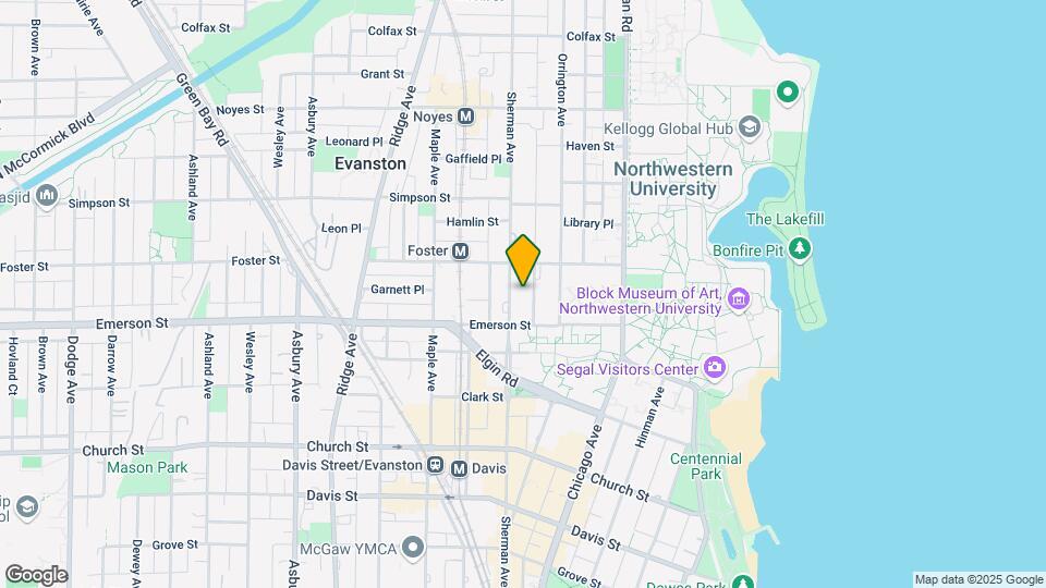 1927 Sherman Ave, Unit 3N Map and Location Details