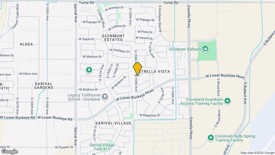 2575 S 159th Ave Mapa y Detalles de la Ubicación