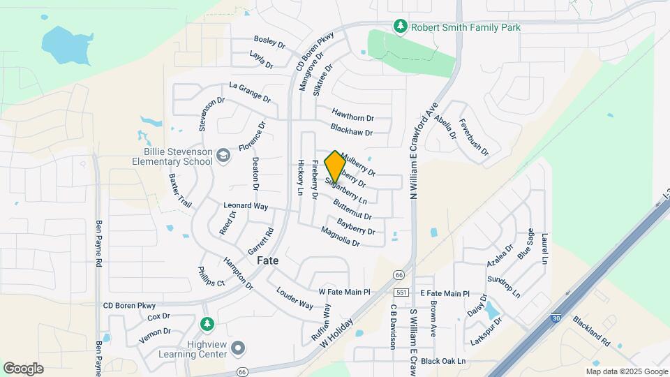 421 Sugarberry Ln Map and Location Details