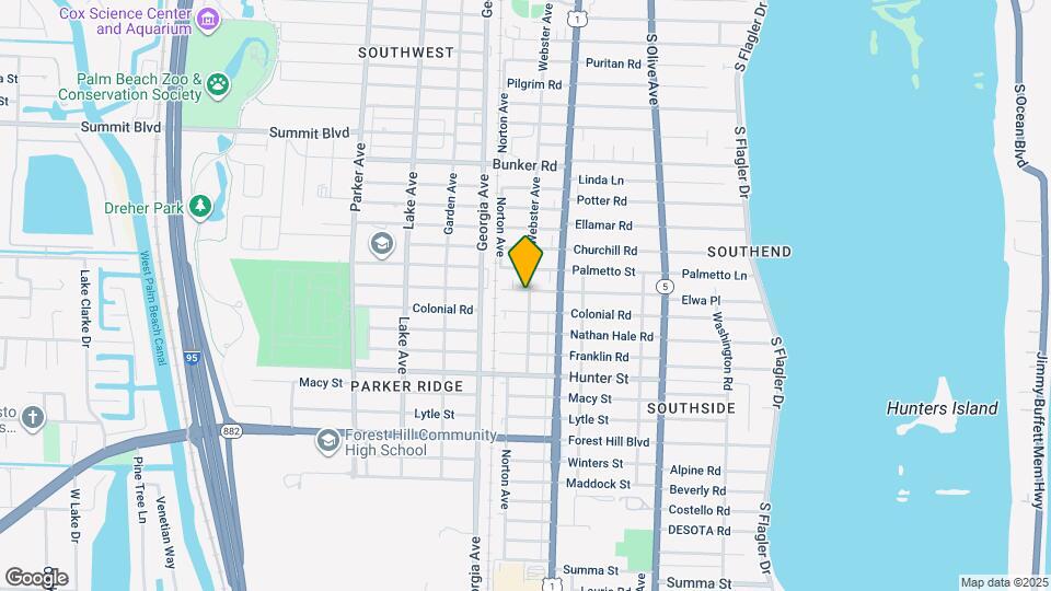 6101 Webster Ave Map and Location Details