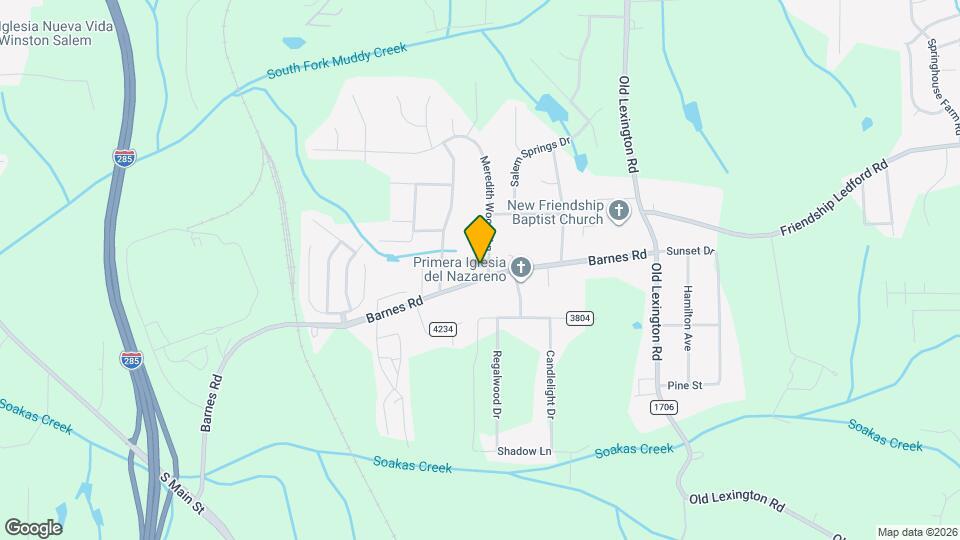 4236 Meredith Woods Ln Mapa y Detalles de la Ubicación