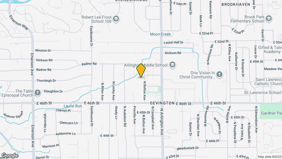 5850 Devington Cir Map and Location Details
