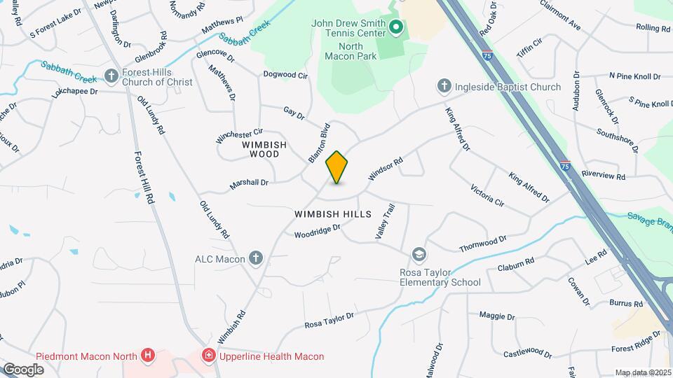727 Wimbish Rd Map and Location Details