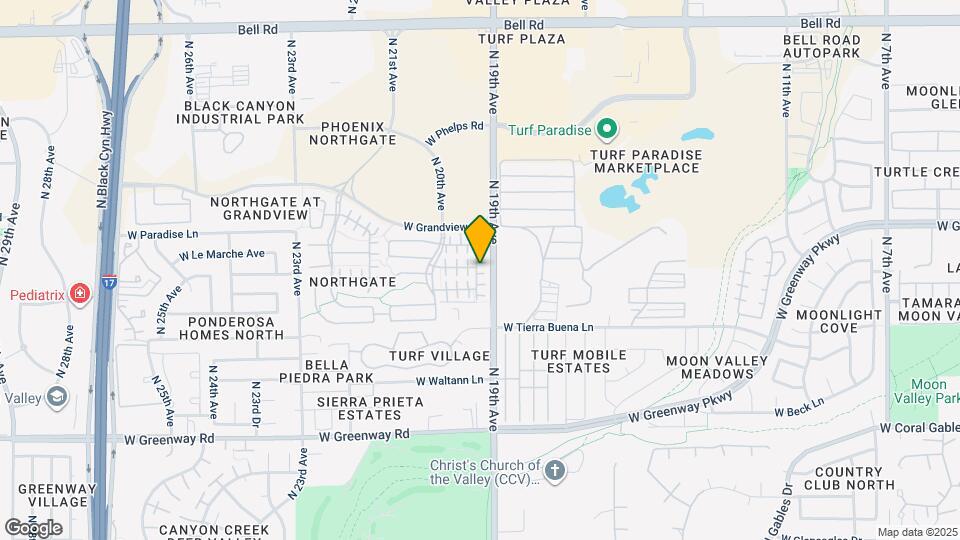 16017 N 19th Dr Map and Location Details