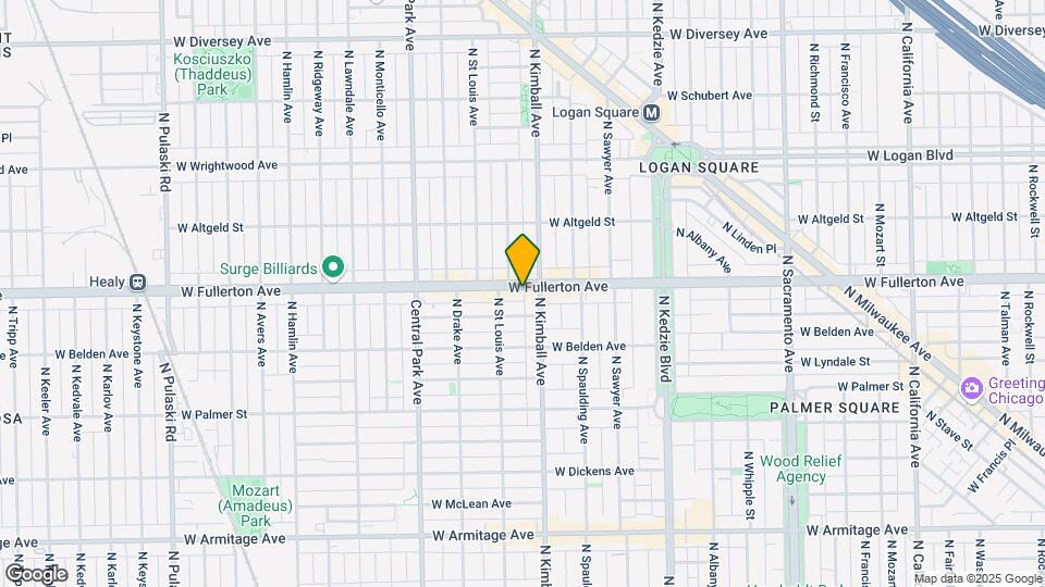3415 W Fullerton Ave Mapa y Detalles de la Ubicación