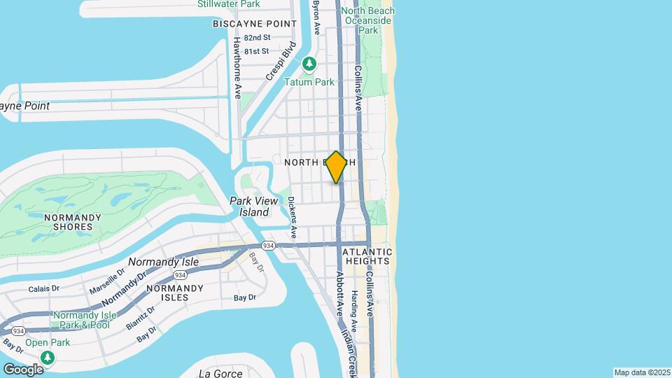 7334 Harding Ave Map and Location Details