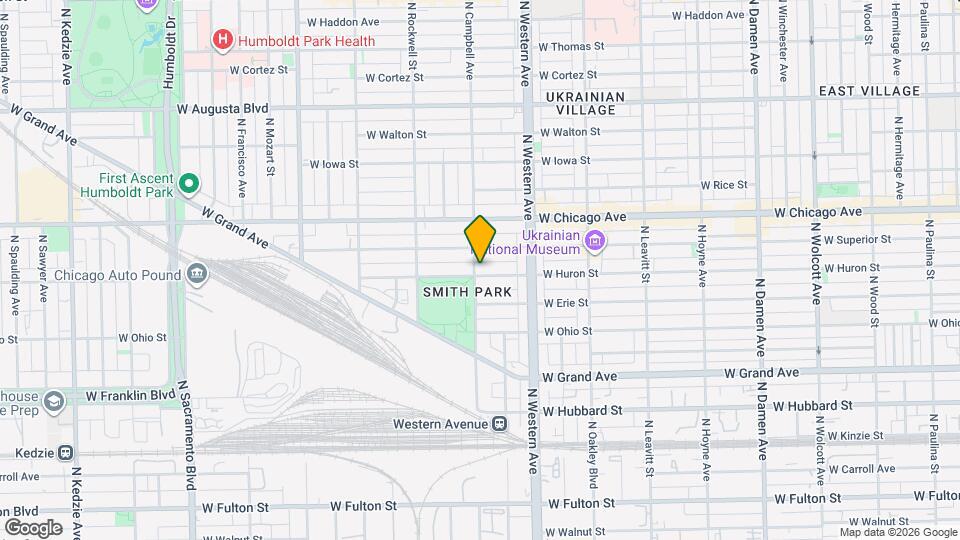 2456 W Huron St Mapa y Detalles de la Ubicación